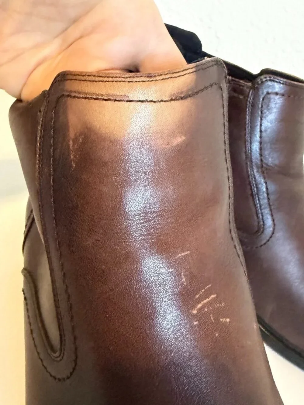 Kenneth Cole Reaction Edge Flex Men’s Brown Boots Size 10.5 Read Description